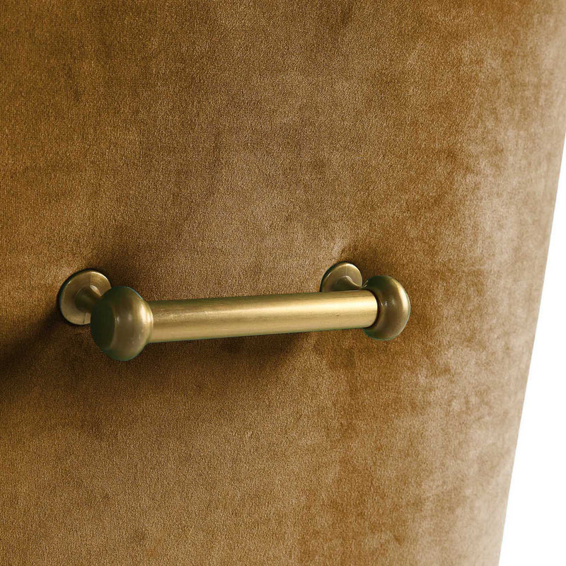 Beatrix Velvet Dining Chair Gold Legs