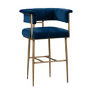 Astrid Velvet Bar Stool