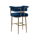 Astrid Velvet Bar Stool