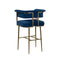 Astrid Velvet Bar Stool