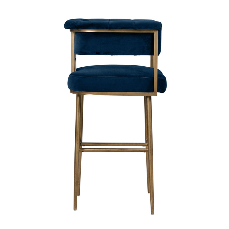 Astrid Velvet Bar Stool