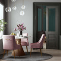 Beatrix Velvet Side Chair - Gold Legs