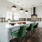 Beatrix Pleated Velvet Bar Stool