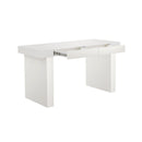 Clara Glossy White Lacquer Desk