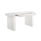 Clara Glossy White Lacquer Desk