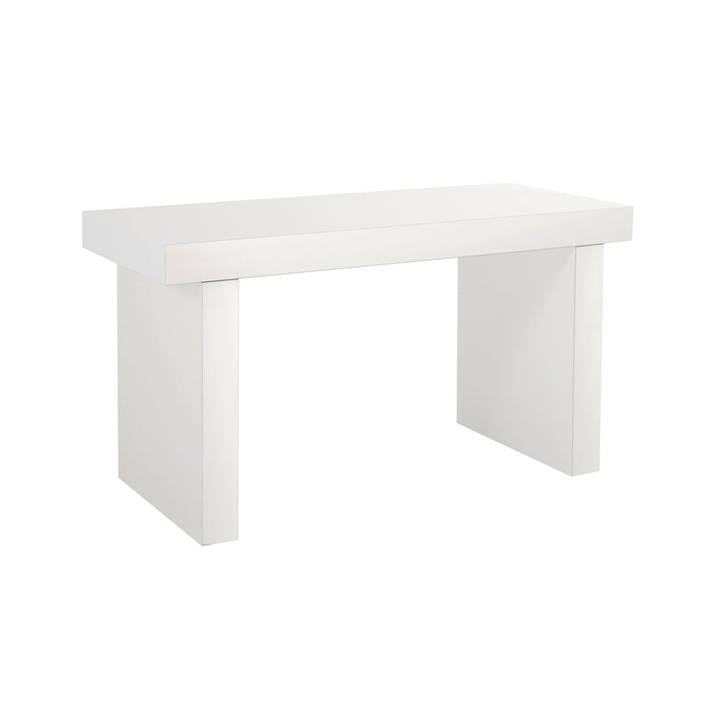 Clara Glossy White Lacquer Desk