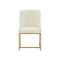 Lisa Pleated Velvet Dining Chair