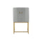 Lisa Pleated Velvet Dining Chair
