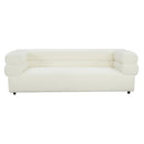 Elsa Cream Vegan Shearling Sofa