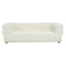 Elsa Cream Vegan Shearling Sofa