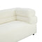 Elsa Cream Vegan Shearling Sofa