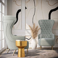 Jezebel Velvet Wingback Chair