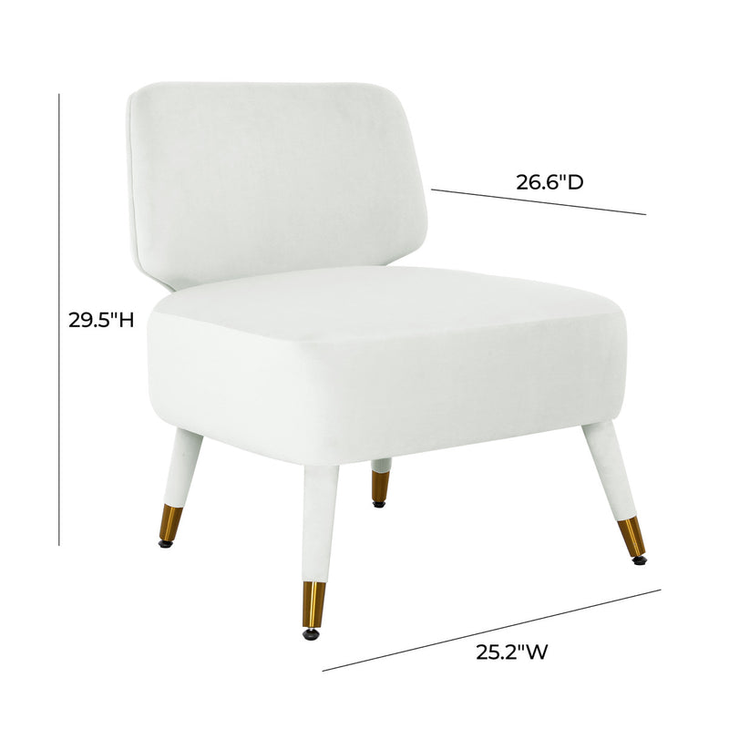 Athena Velvet Accent Chair
