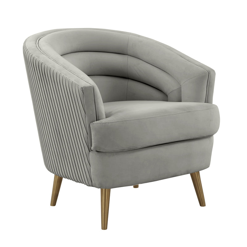 Jules Velvet Accent Chair by Inspire Me! Home Decor