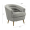 Jules Velvet Accent Chair by Inspire Me! Home Decor