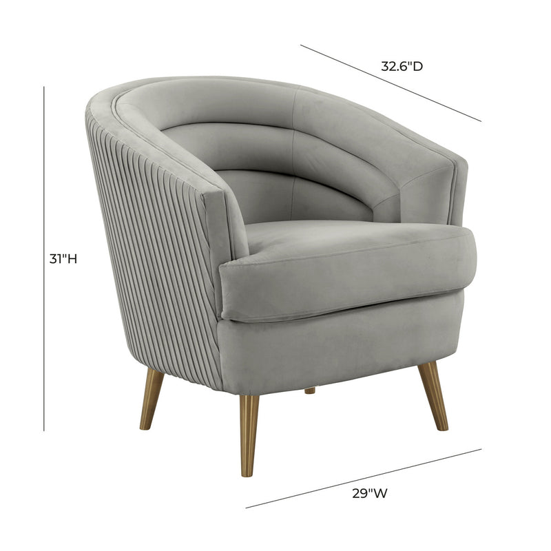 Jules Velvet Accent Chair by Inspire Me! Home Decor