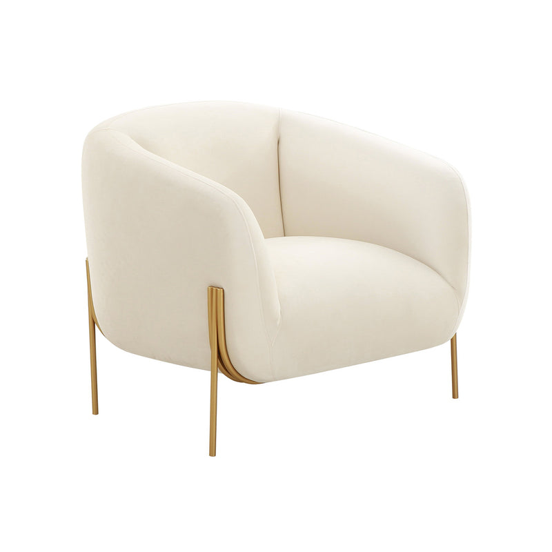 Kandra Velvet Accent Chair by Inspire Me! Home Decor