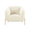 Kandra Cream Shearling Accent Chair by Inspire Me! Home Decor