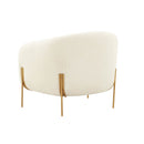 Kandra Cream Shearling Accent Chair by Inspire Me! Home Decor