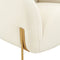 Kandra Cream Shearling Accent Chair by Inspire Me! Home Decor