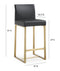Denmark Gold Steel Counter Stool-Set of 2
