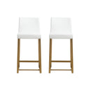 Denmark Gold Steel Counter Stool-Set of 2