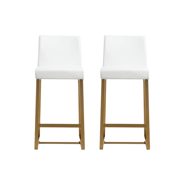 Denmark Gold Steel Counter Stool-Set of 2