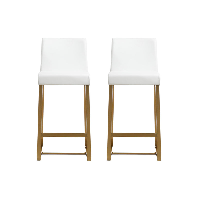 Denmark Gold Steel Counter Stool-Set of 2