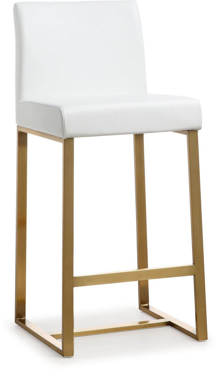Denmark Gold Steel Counter Stool-Set of 2