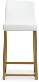 Denmark Gold Steel Counter Stool-Set of 2