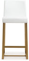 Denmark Gold Steel Counter Stool-Set of 2