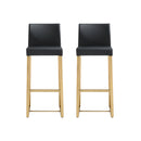 Denmark Gold Steel Barstool-Set of 2
