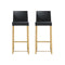 Denmark Gold Steel Barstool-Set of 2