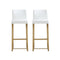 Denmark Gold Steel Barstool-Set of 2
