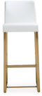 Denmark Gold Steel Barstool-Set of 2