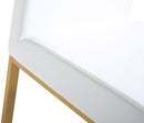 Denmark Gold Steel Barstool-Set of 2