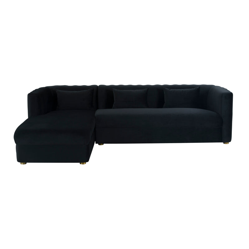 Callie Velvet Sectional - LAF