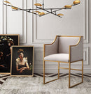 Atara Velvet Gold Chair