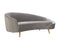Cleopatra Grey Velvet Sofa - hollywood-glam-furnitures