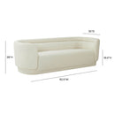 Macie Cream Linen Sofa