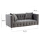 Bea Velvet Loveseat