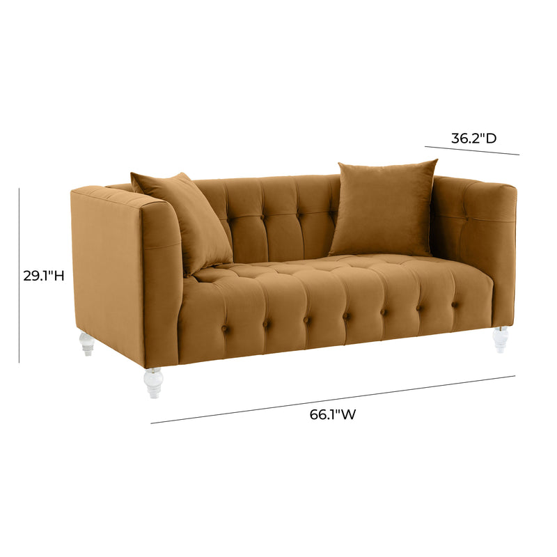 Bea Velvet Loveseat