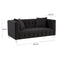 Bea Velvet Loveseat