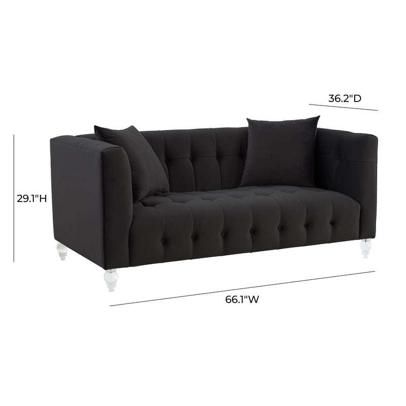 Bea Velvet Loveseat