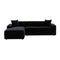 Olafur Black Velvet Sectional - LAF