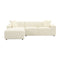 Olafur Cream Linen Sectional - LAF