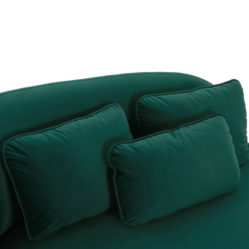 Galet Velvet Chaise