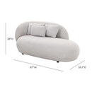 Galet Velvet Chaise