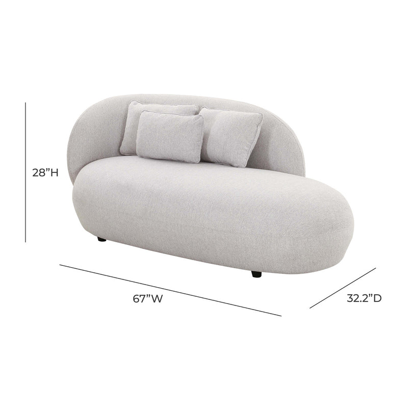 Galet Velvet Chaise