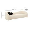 Leonie Faux Shearling Sofa